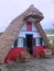 Traditional historic house in village Santana, Madeira