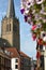 Traditional historic medieval houses in the old picturesque town of Doesburg, Gelderland, Netherlands