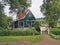 Traditional historical old dutch wooden house in the Netherlands