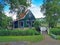 Traditional historical old dutch wooden house in the Netherlands