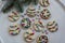 Traditional home made Christmas Lights Cookies