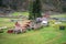 Traditional homes in Flam village in Norway