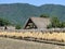 Traditional house at Shirakawago Historic Village in Gifu, Japan.