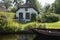 A traditional house in the village Giethoorn