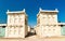 Traditional houses at Arad Fort on Muharraq Island, Bahrain