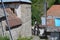 Traditional houses in Ilisu, a Greater Caucasus mountain village in north-western Azerbaijan