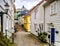 Traditional houses in the old town of Bergen, Norway. Bergen is the second largest