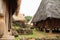 Traditional houses in open-air museum in Wologai