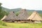 Traditional houses in open-air museum in Wologai