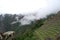 Traditional houses and terraces Machu Picchu