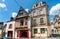 Traditional houses in Vitre. Brittany, France