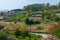 Traditional houses at Yangdong folk village in the Republic of Korea