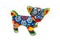 Traditional huichol bead ornament figures mexican culture