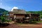 Traditional hut in Khmu village Nalan Neua, Luang Namtha province, Laos