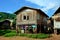 Traditional hut in Khmu village Nalan Neua, Luang Namtha province, Laos