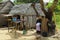 Traditional huts in Madagascar, Africa