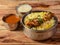 Traditional Hyderabadi Chicken dum Biryani