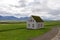 Traditional icelandic Cottage House in Iceland