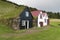 Traditional Icelandic houses in Skogar