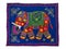 Traditional Indian embroidery pattern. Elephant