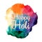 Traditional indian holiday. Colorful Holi festival background