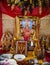 A traditional Indian religious wedding altar