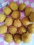 Traditional indian sweet food,Besan Ladoos dry fruits, Indian cultural Sweets Laddu