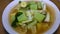 Traditional indonesian culinary food, sayur asam soup close up,