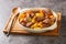 Traditional Irish Stew featuring succulent lamb, sweet root vegetables, and an irresistibly rich broth closeup in the pot.