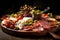 A traditional Italian antipasto platter. Ai Generated.NO.01