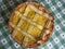 Traditional italian cake called Pastiera Napoletana