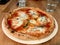 Traditional Italian Napoli Pizza with Anchovies