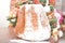 Traditional italian pandoro panettone dessert on table food italian for Christmas festivity