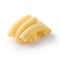 Traditional italian pasta Boil until cooked isolated over white background