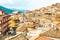 Traditional Italian village scenery. Cityscape of Curinga in Calabria, Italy. Medieval cityscape skyline of small southern Italian