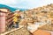 Traditional Italian village scenery. Cityscape of Curinga in Calabria, Italy. Medieval cityscape skyline of small southern Italian