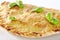 Traditional Italian Whole Calzone Pizza or Kalzone Cutout