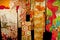 Traditional Japanese clothing Kimono detail