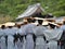 Traditional japanese costumes during jidai matsuri festival in kyoto japan