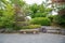 Traditional Japanese garden and Japanese rock garden in TenryÅ«-ji Temple