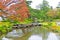 Traditional Japanese Garden Kenrokuen in Kanazawa, Japan