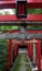 A traditional Japanese gate as the entrance of a Shinto shrine