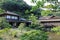 Traditional Japanese houses in Sankeien garden