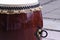 Traditional japanese percussion instrument Taiko