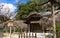 Traditional Japanese shrine, Shinto temple at Dazaifu.