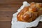 Traditional Jewish sweet Challah bread