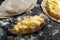 Traditional karelian pasties with potatoes