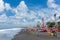 Traditional kite competion at Sanur Beach in Bali, Indonesia