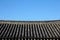Traditional Korea Hanok house rooftop