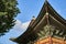 Traditional Korean building displaying diverse geometrical patterns and decorations at Deoksu palace in South Korea